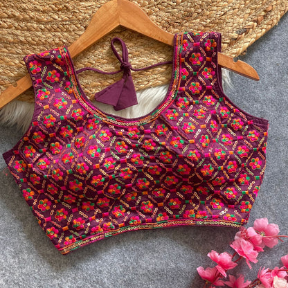 Heavy Raw Silk Blouse