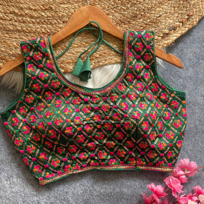 Heavy Raw Silk Blouse