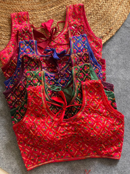Heavy Raw Silk Blouse