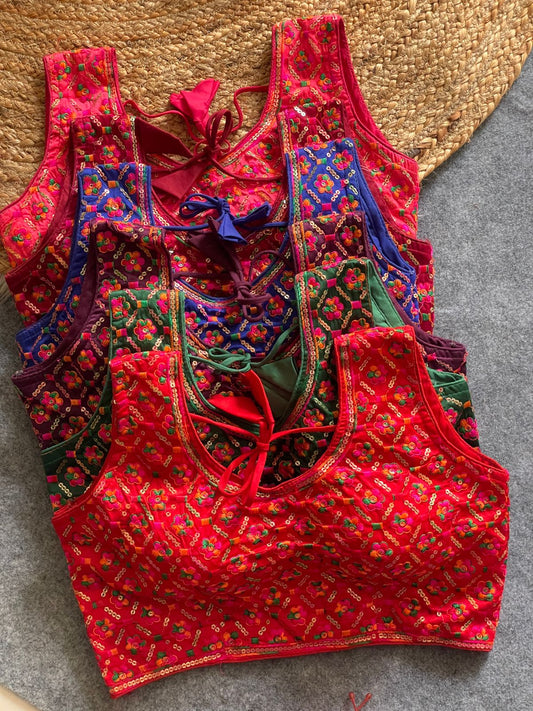 Heavy Raw Silk Blouse