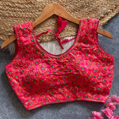 Heavy Raw Silk Blouse