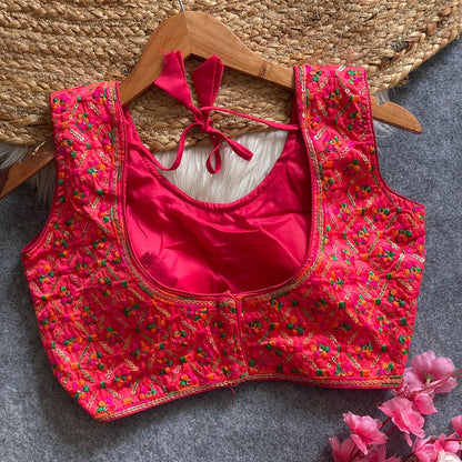 Heavy Raw Silk Blouse