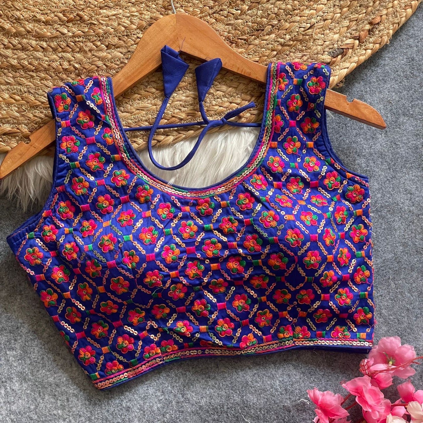 Heavy Raw Silk Blouse