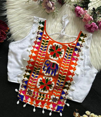 NAVRATRI HALTER NECK DESIGNER BLOUSE