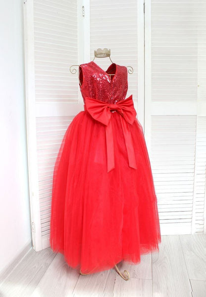 Mom & Daughter Sequin Gown Combo