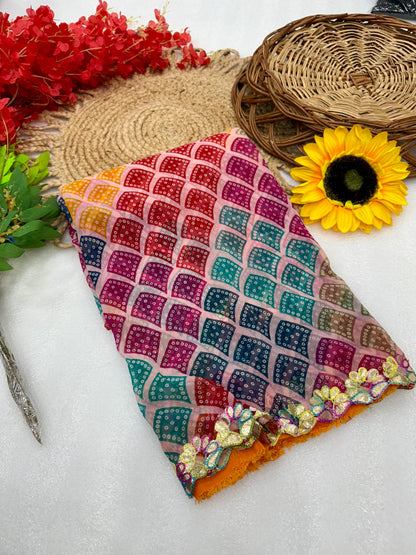 Georgette Saree