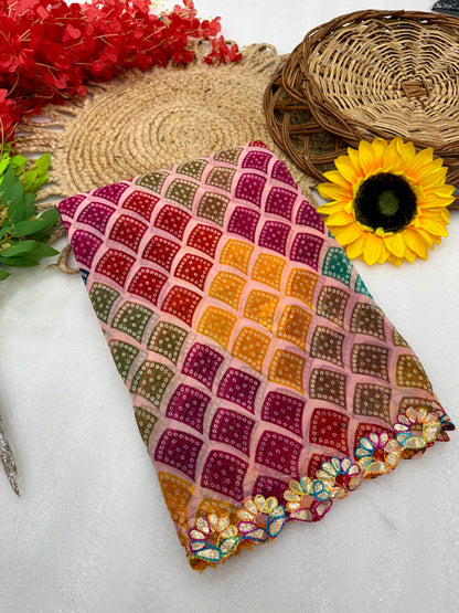Georgette Saree