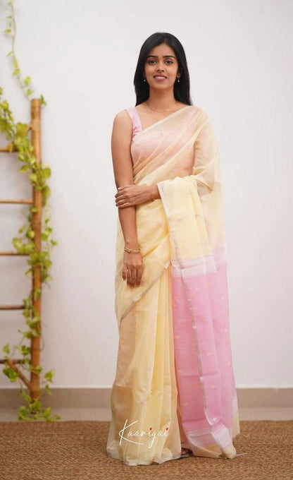 Span Cotton Silk Saree