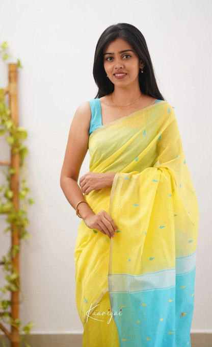 Span Cotton Silk Saree