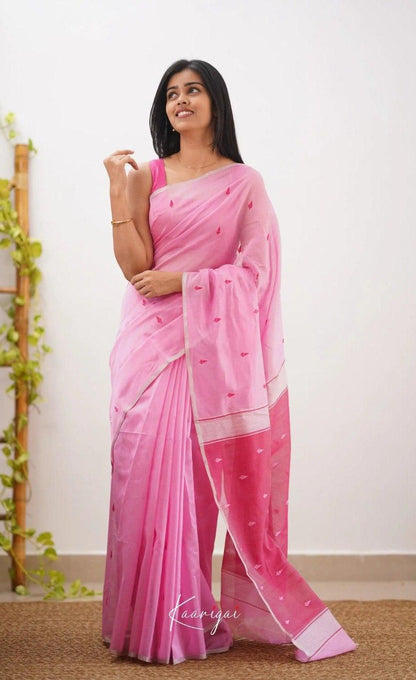 Span Cotton Silk Saree