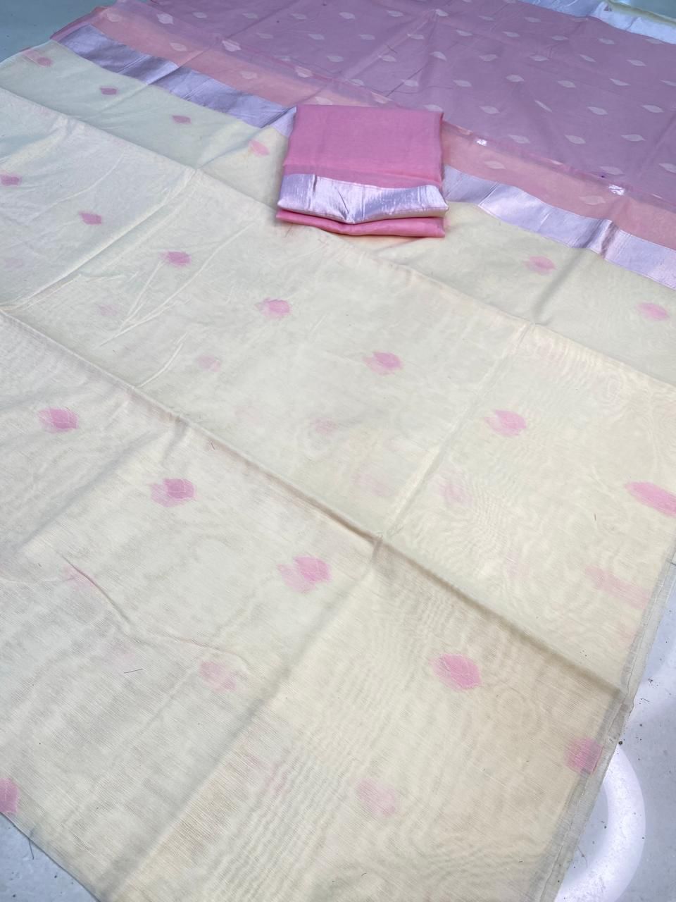 Span Cotton Silk Saree
