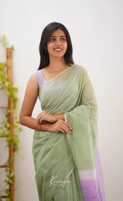 Span Cotton Silk Saree