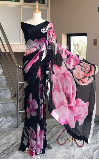 Georgette Saree
