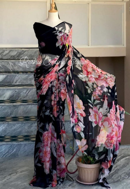 Georgette Saree