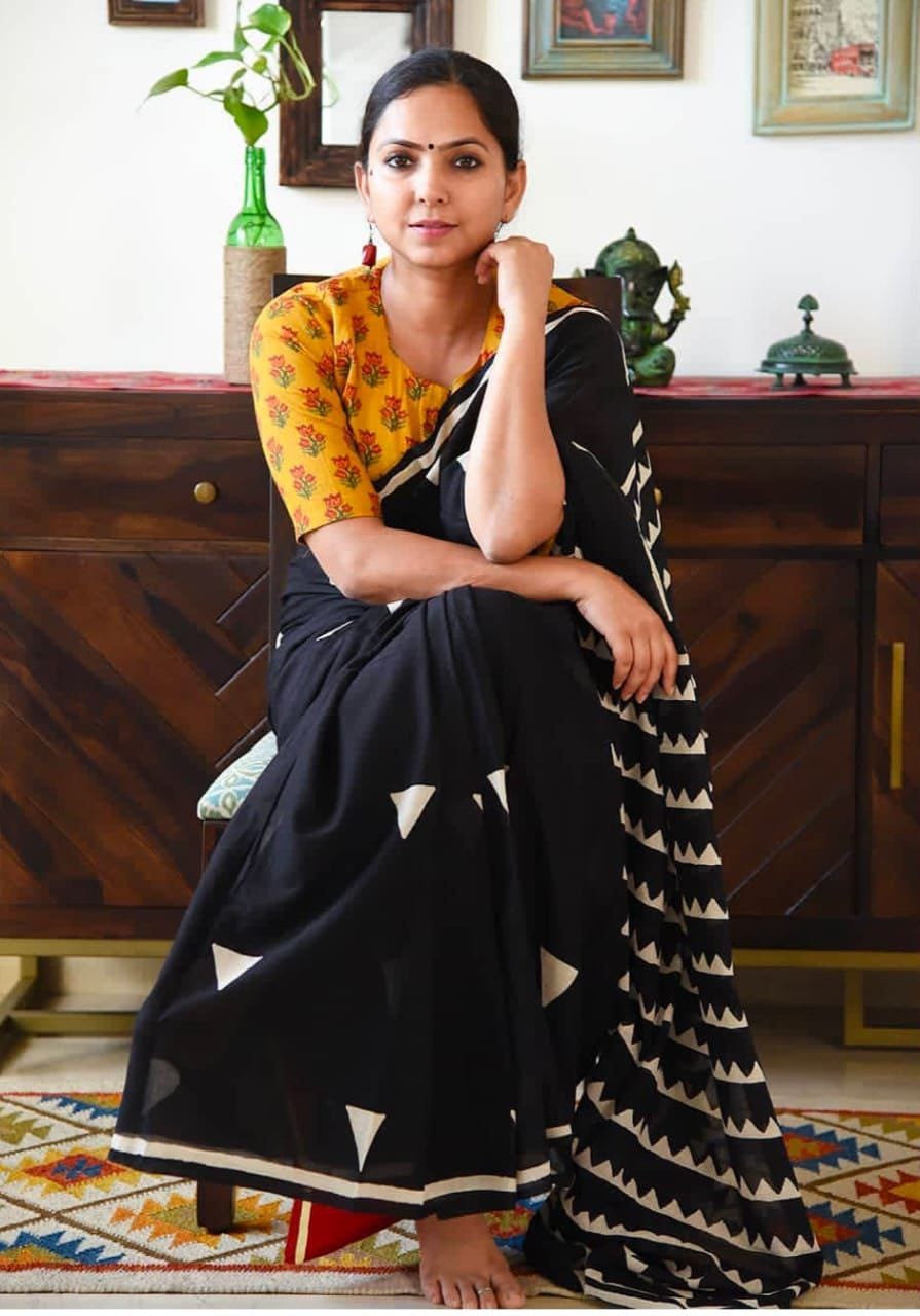 Linen Saree