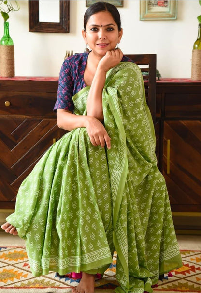Linen Saree