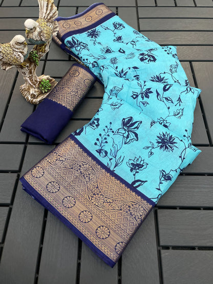 Soft Dola Cotton Saree