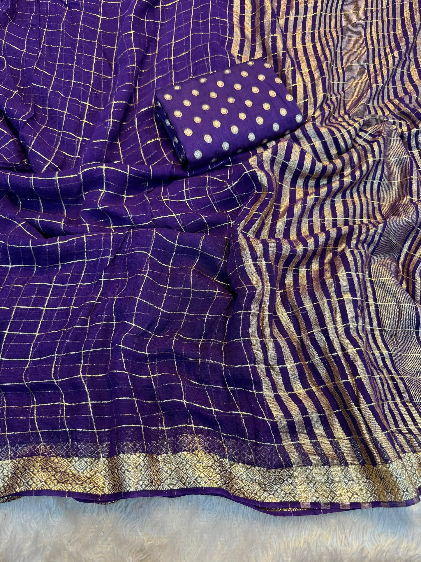 Viscose Georgette Saree