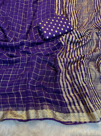 Viscose Georgette Saree