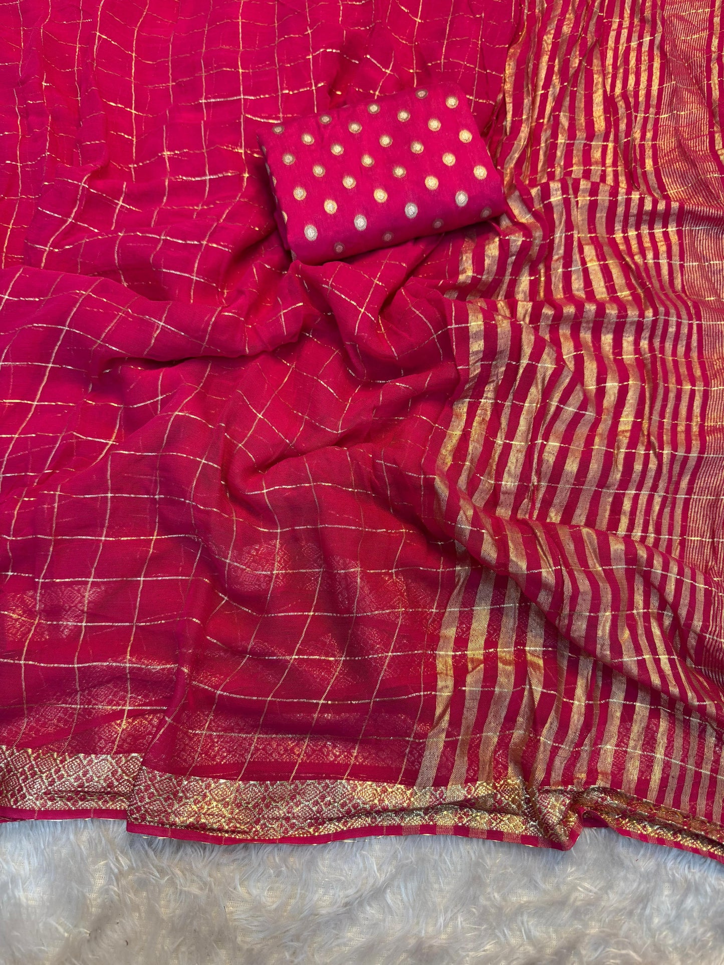 Viscose Georgette Saree
