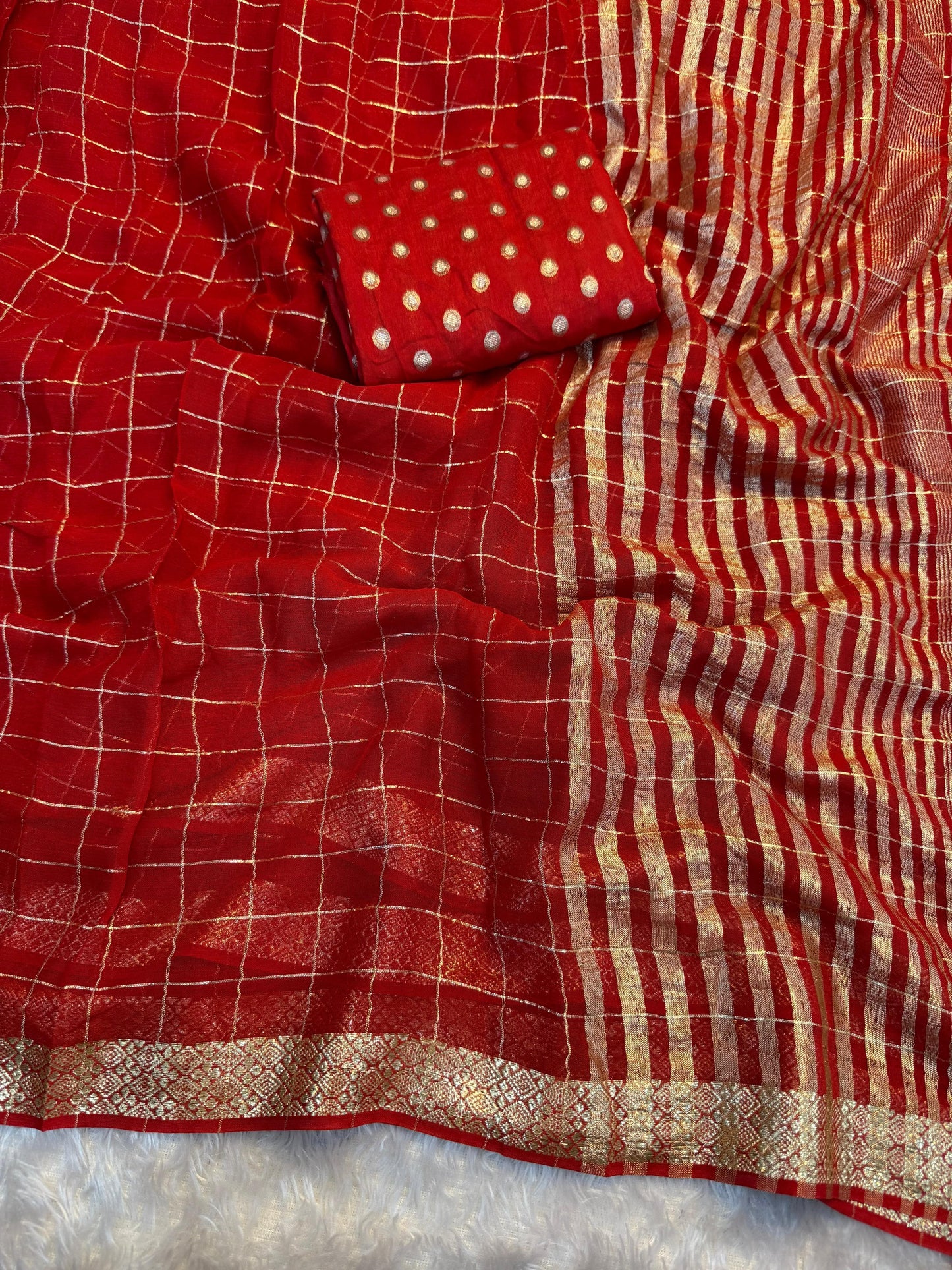 Viscose Georgette Saree