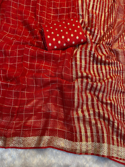 Viscose Georgette Saree