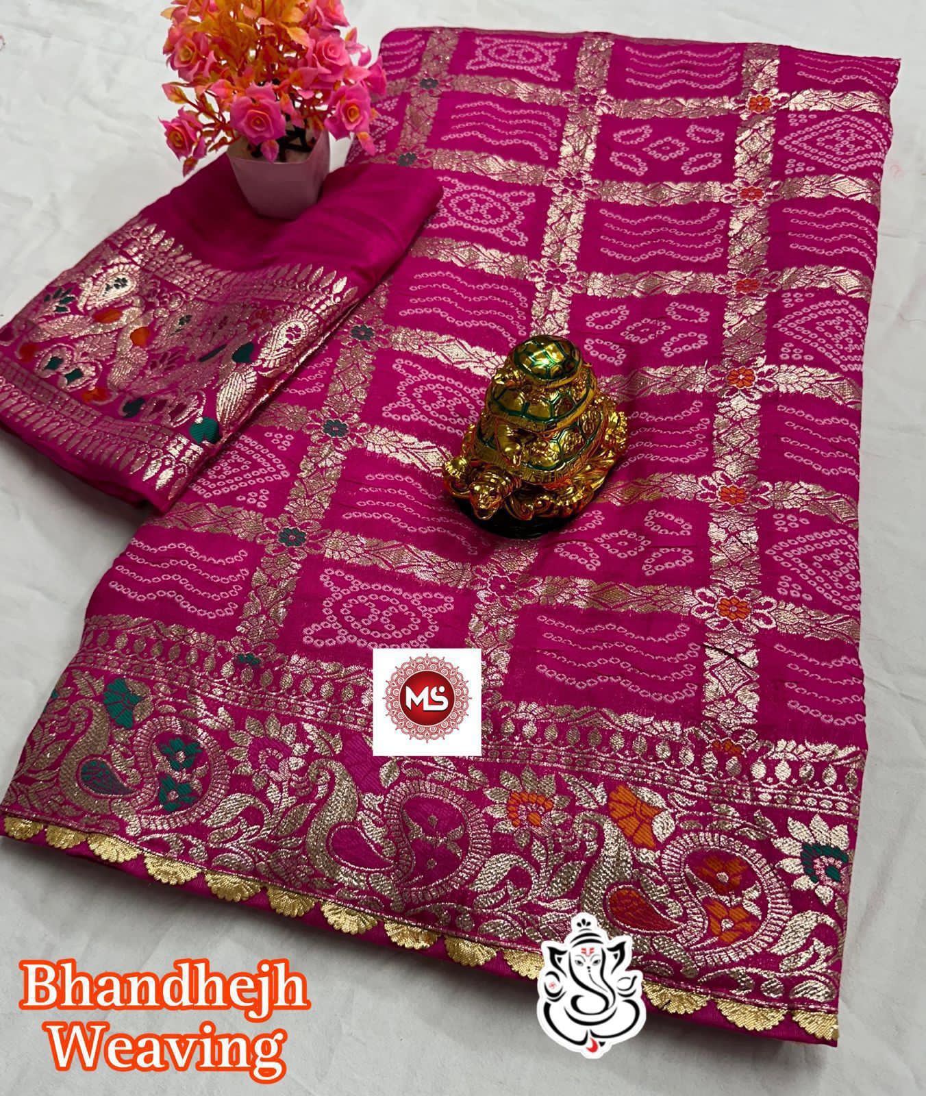 Viscose Bandej Saree
