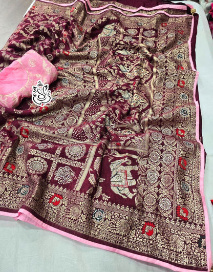 Pure Dola Viscose Saree