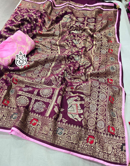 Pure Dola Viscose Saree