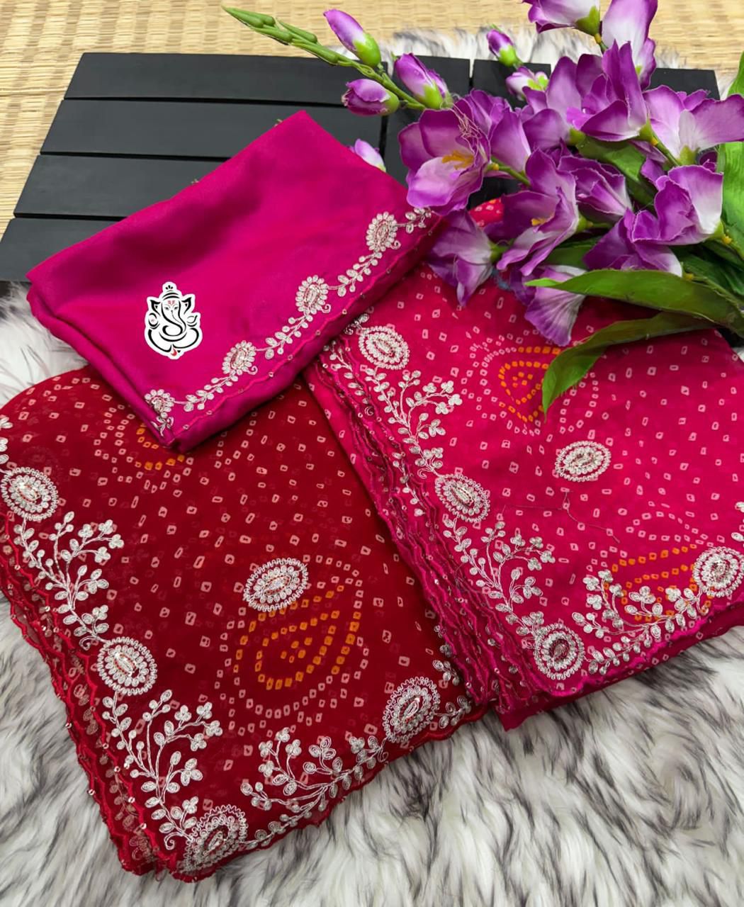 Bandhej Saree