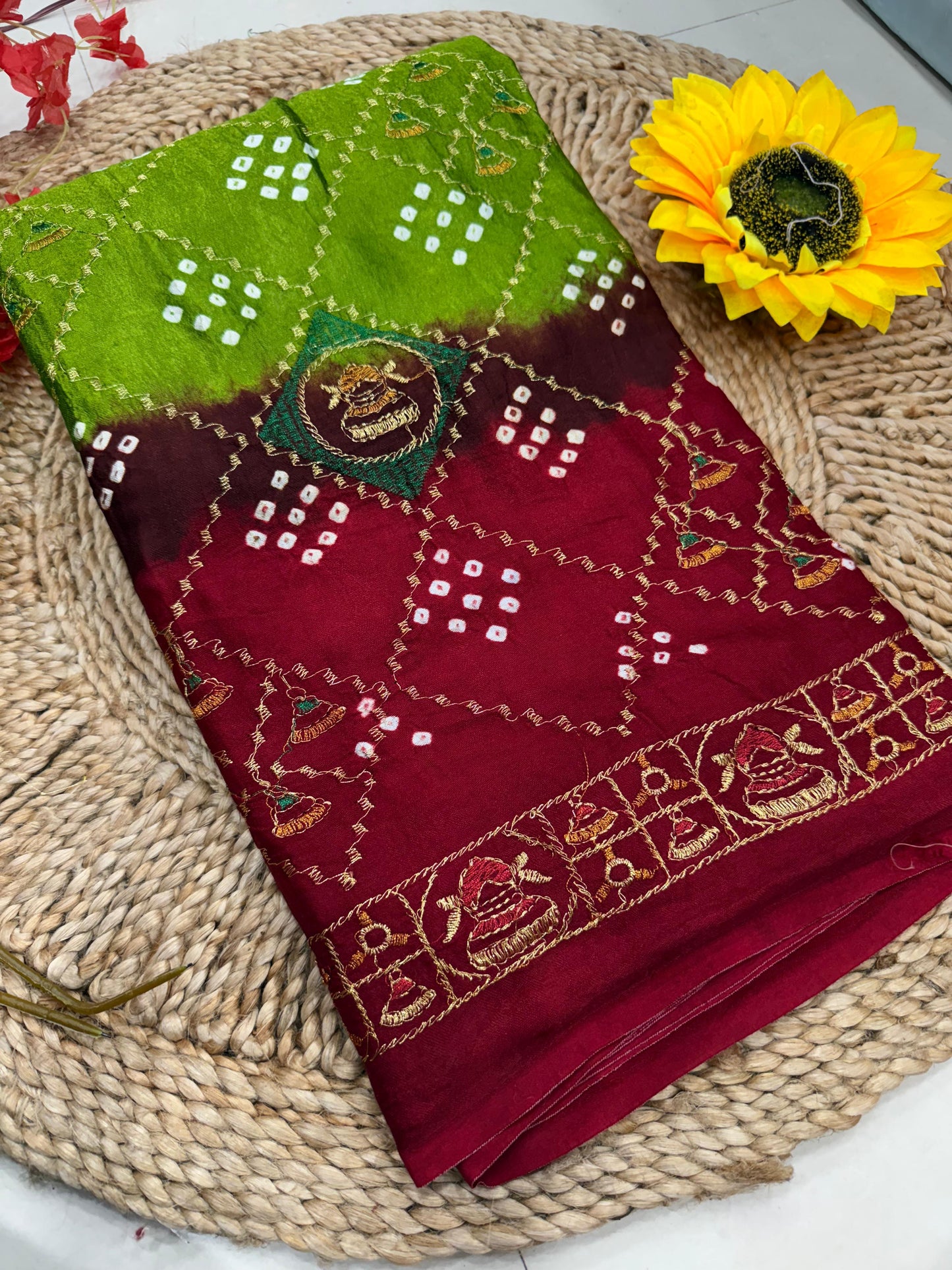 Bandhej Saree
