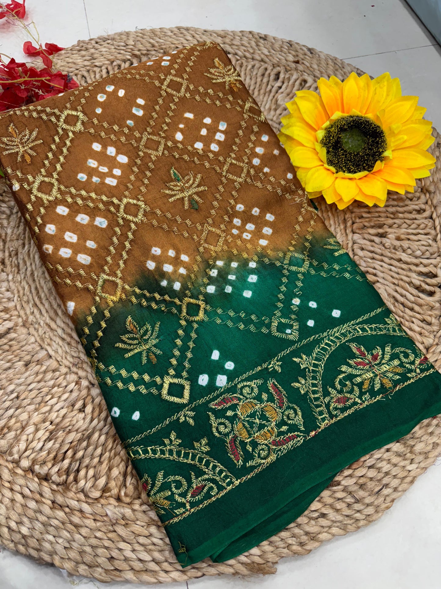 Bandhej Saree