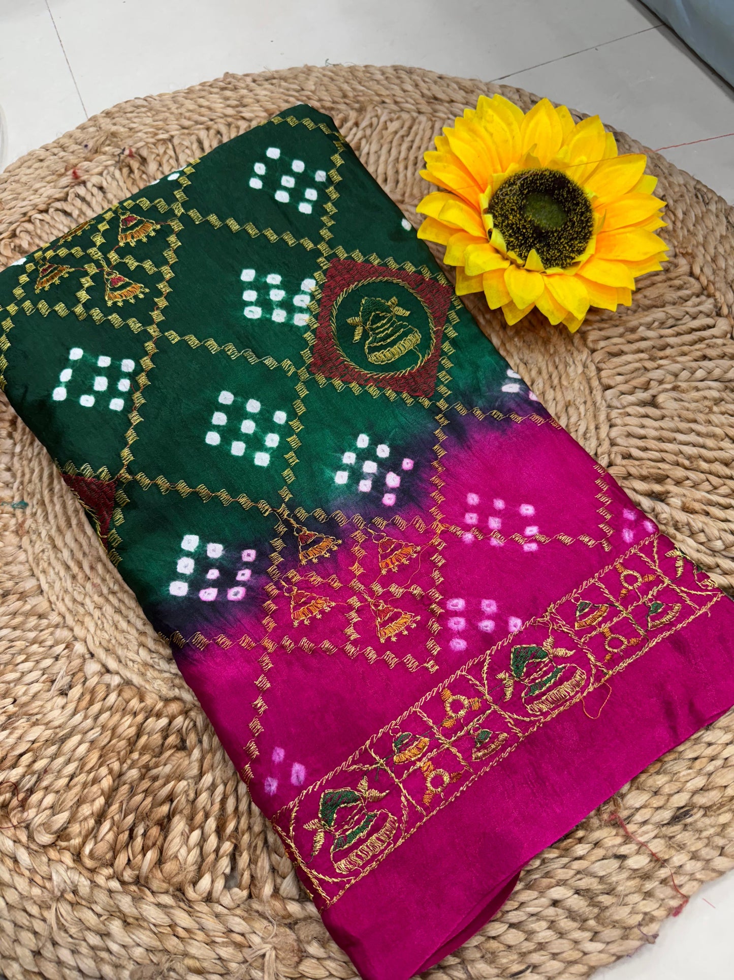 Bandhej Saree