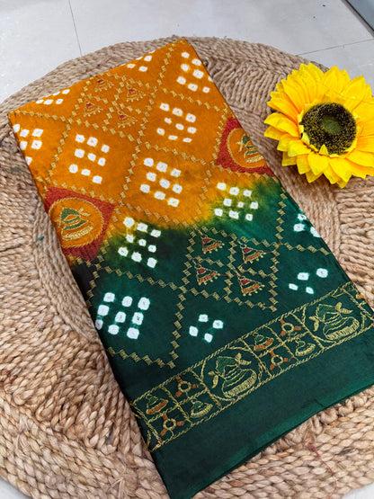 Bandhej Saree