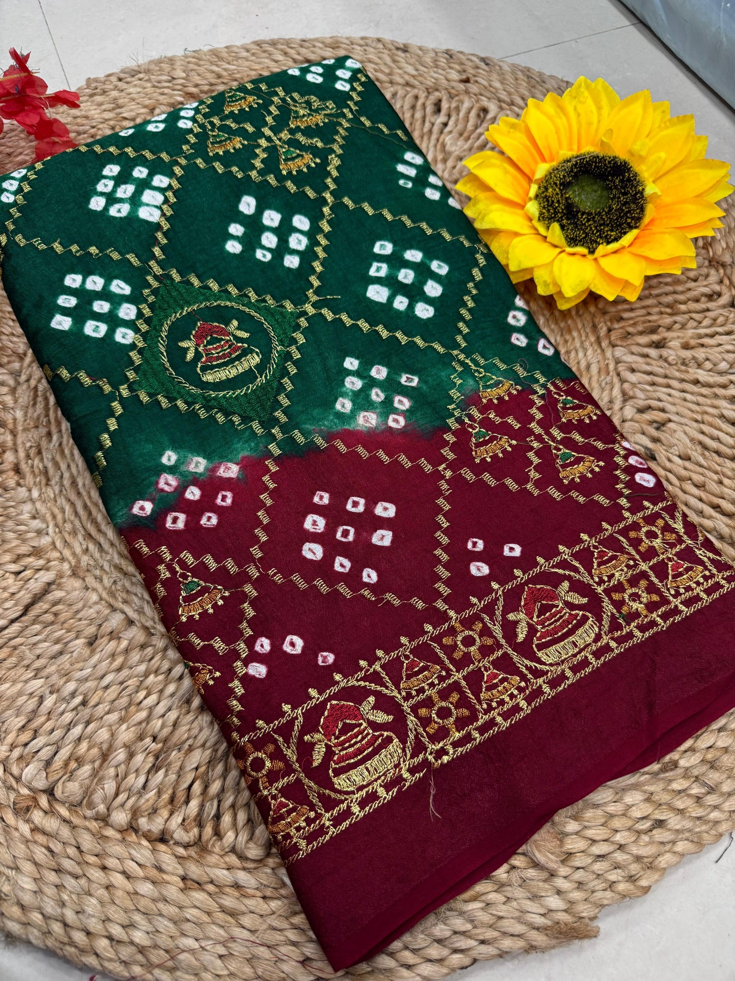Bandhej Saree