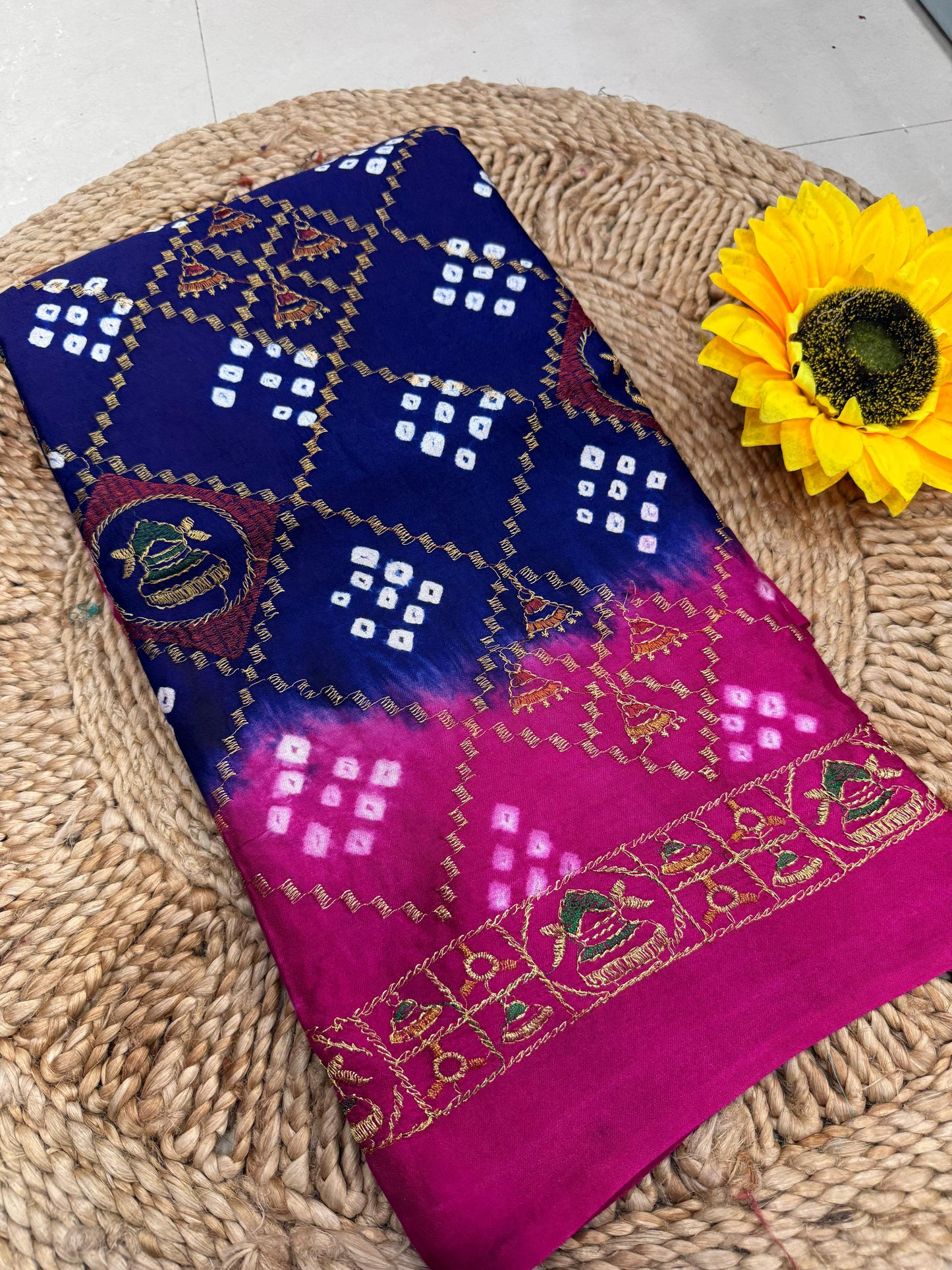 Bandhej Saree