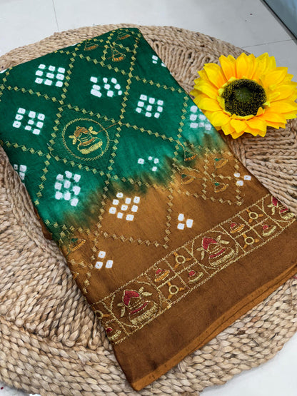 Bandhej Saree