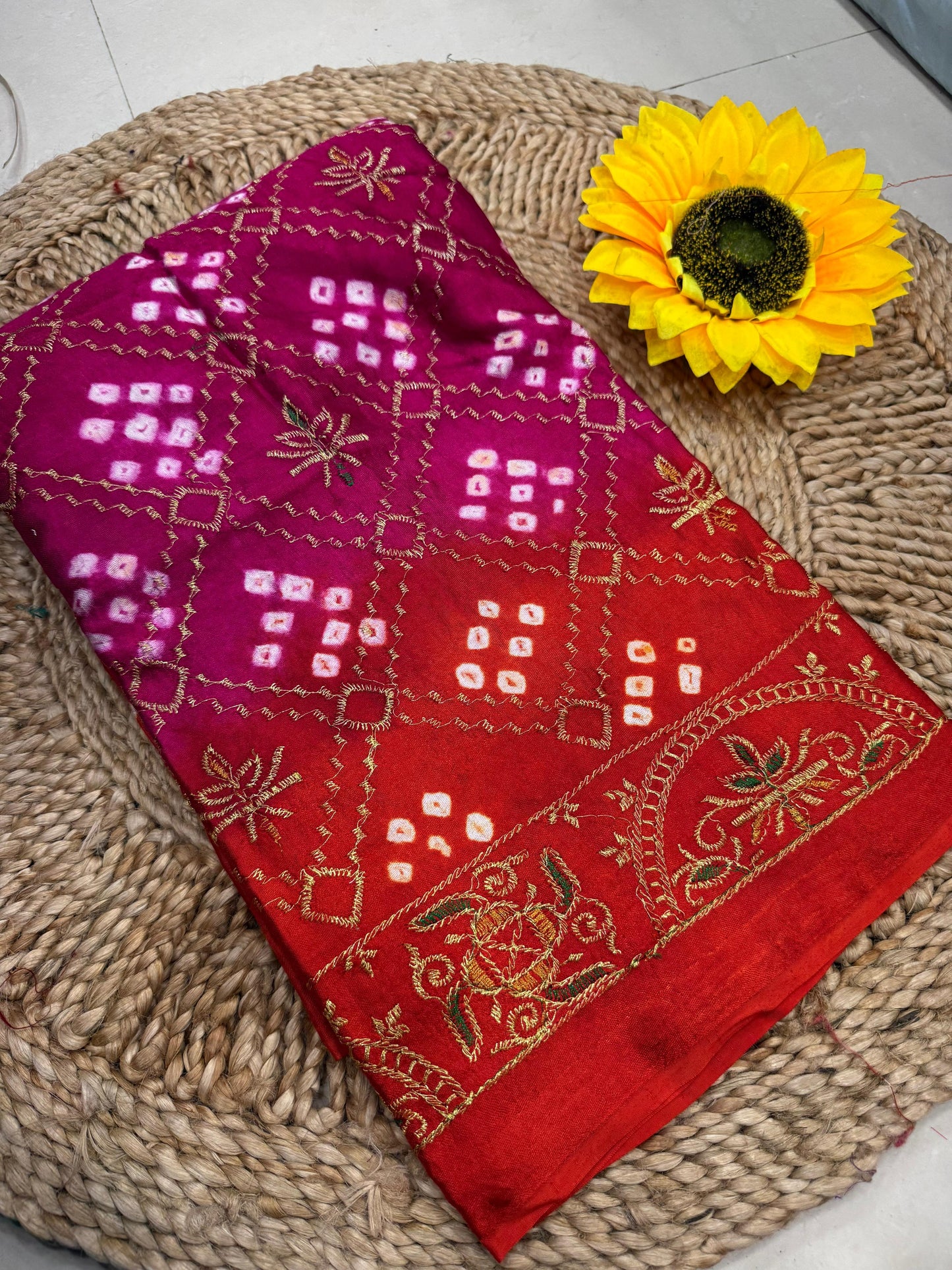 Bandhej Saree