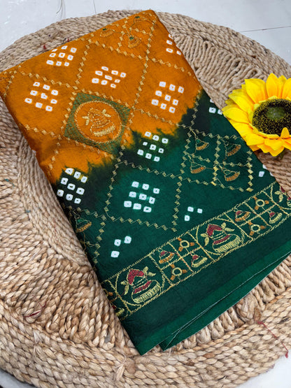 Bandhej Saree
