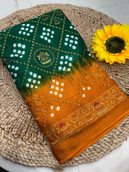 Bandhej Saree