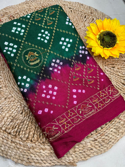 Bandhej Saree