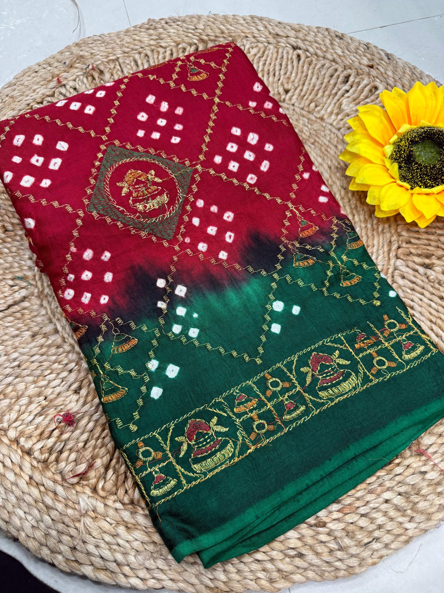 Bandhej Saree