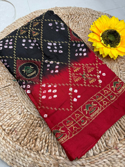 Bandhej Saree