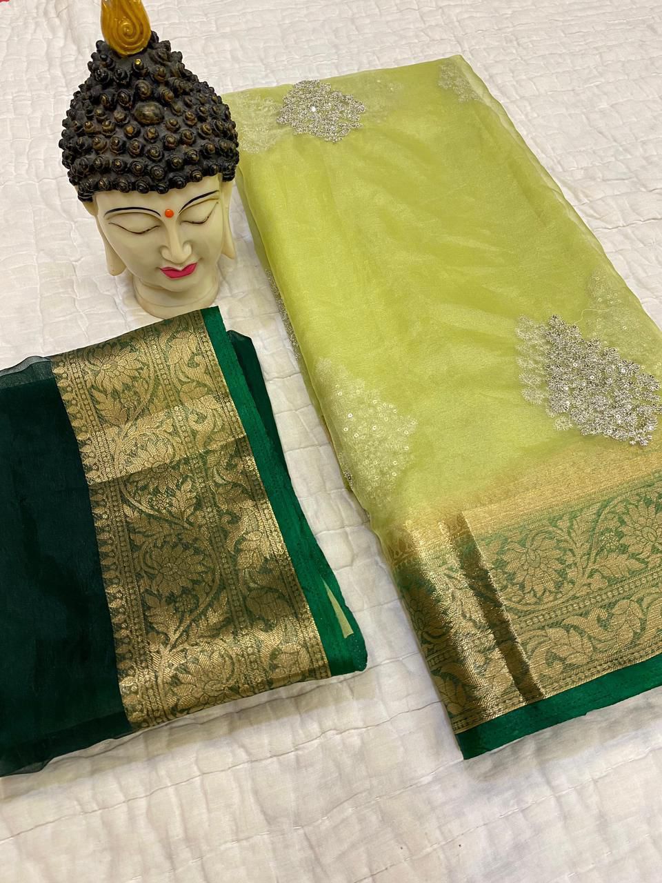 Kanchipuram Organza Saree