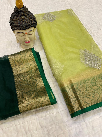 Kanchipuram Organza Saree