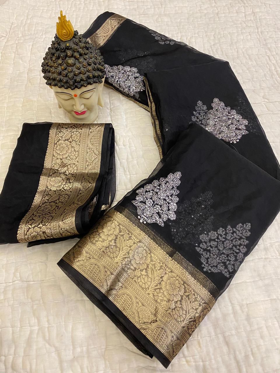 Kanchipuram Organza Saree