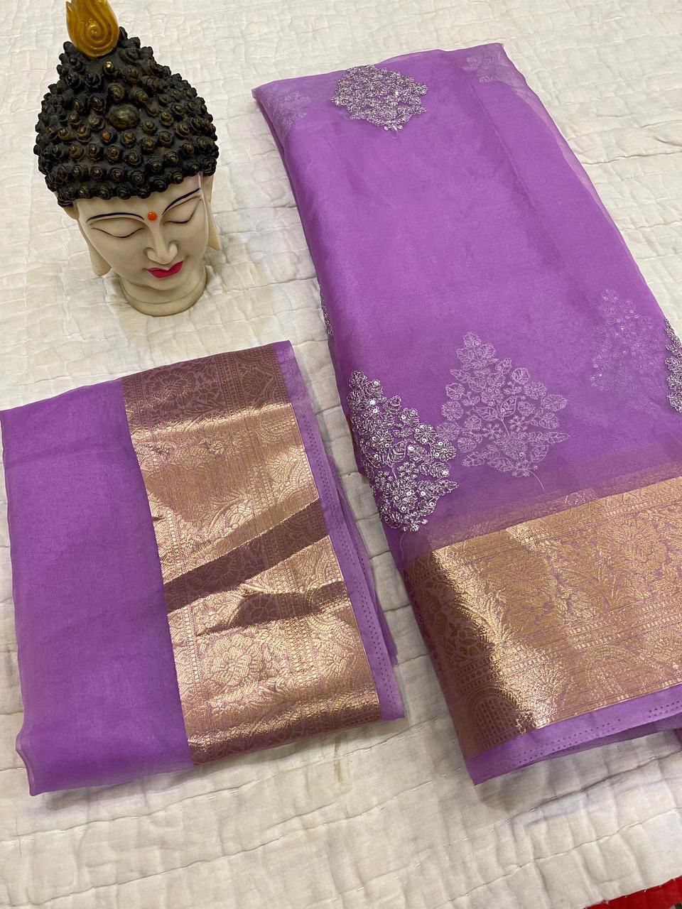 Kanchipuram Organza Saree