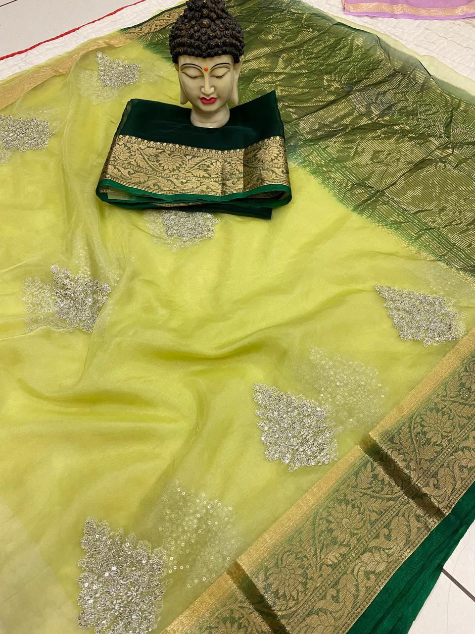 Kanchipuram Organza Saree