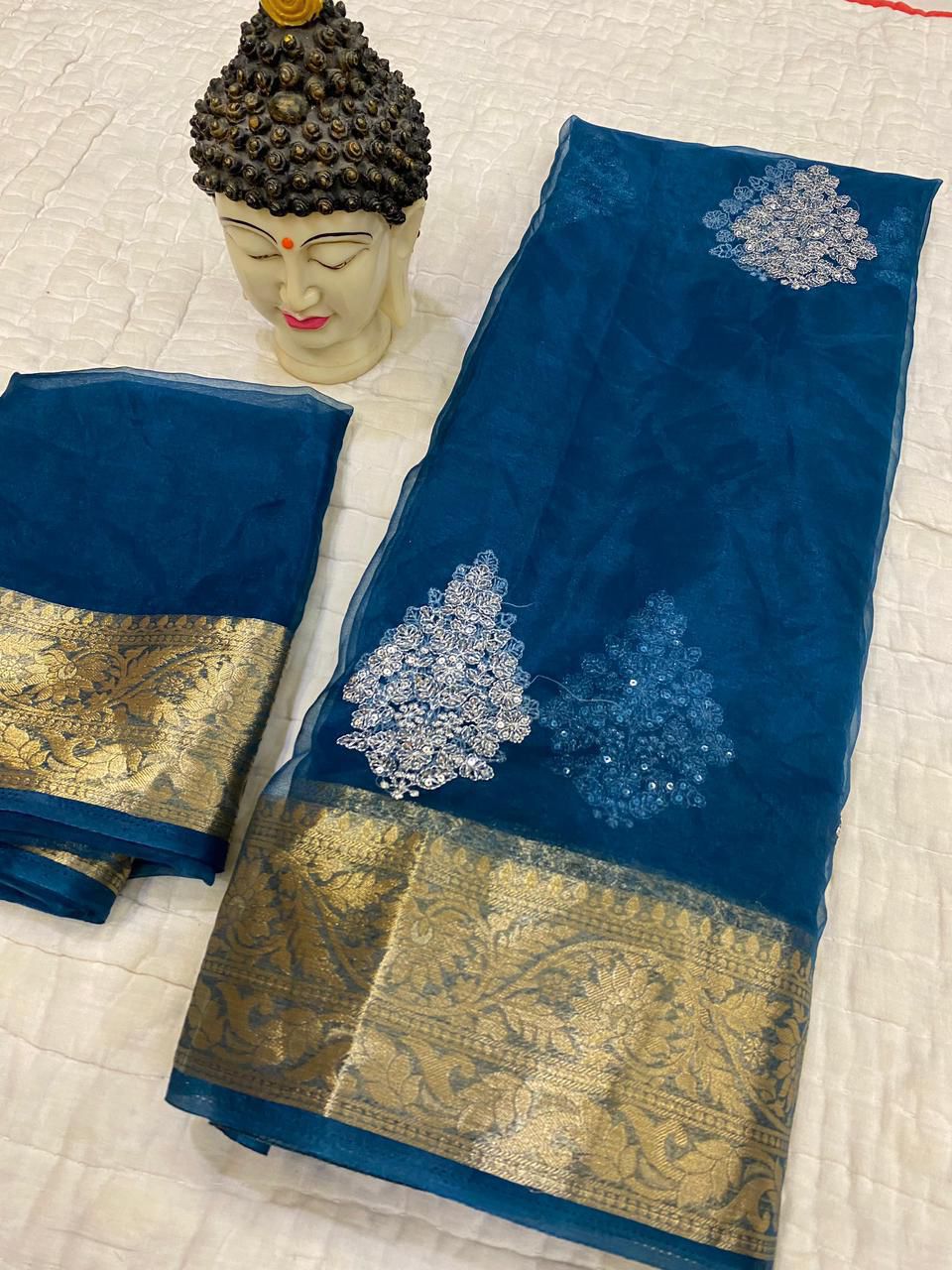 Kanchipuram Organza Saree