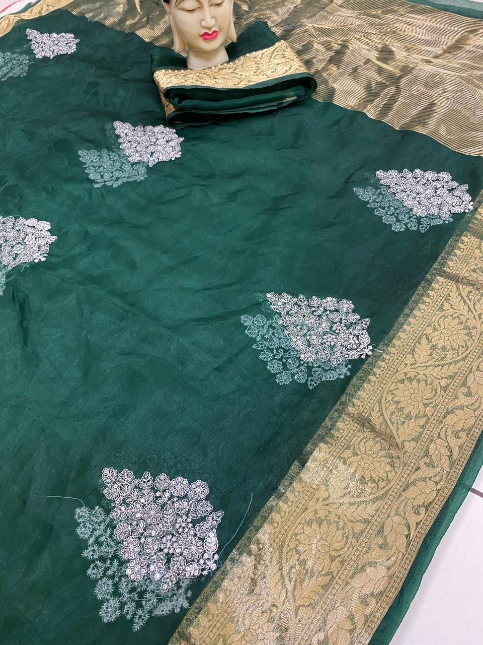 Kanchipuram Organza Saree